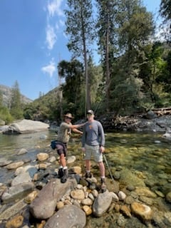 Fishing in Hume, California