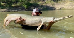 Alligator Gar fishing in Dallas, Texas