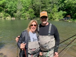 Fishing in Broken Bow, Oklahoma