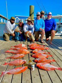 Red Snapper fishing in Surfside Beach, Texas