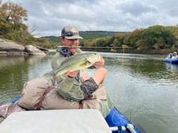 Largemouth Bass Fishing in Graford, Texas