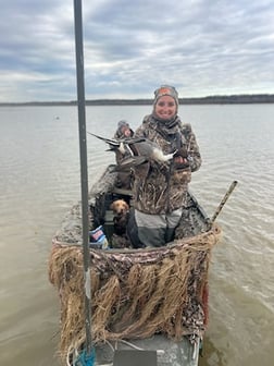 Northern Pintail Fishing in Port Aransas, Texas