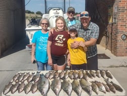 Hybrid Striped Bass, Striped Bass fishing in Runaway Bay, Texas