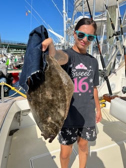 Flounder fishing in Montauk, Suffolk County