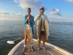 Redfish fishing in Buras, Louisiana