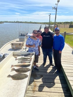 Black Drum, Flounder, Redfish, Speckled Trout / Spotted Seatrout Fishing in Freeport, Texas