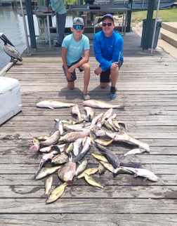 Black Drum, Redfish, Speckled Trout Fishing in Sulphur, Louisiana