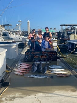 King Mackerel / Kingfish, Mahi Mahi / Dorado, Red Snapper fishing in Port Aransas, Texas