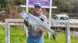 Chinook Salmon Fishing in Verona Beach, New York