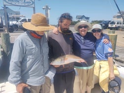 Redfish fishing in Hatteras, North Carolina