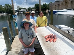 Vermillion Snapper Fishing in Destin, Florida