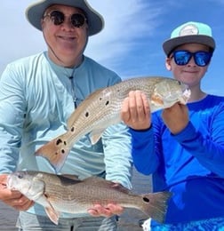 Redfish fishing in Beaufort, North Carolina