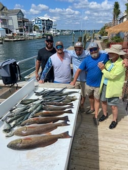 Redfish, Spanish Mackerel fishing in Beaufort, North Carolina