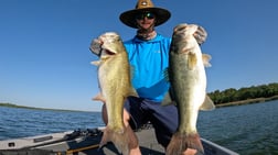 Largemouth Bass fishing in Jonestown, Texas