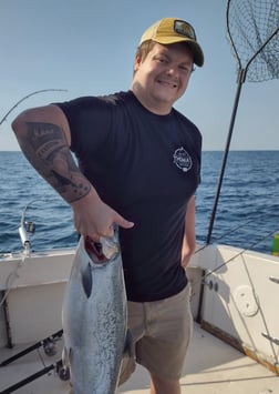 Coho Salmon fishing in Kenosha, Wisconsin