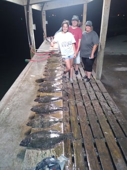 Flounder fishing in Aransas Pass, Texas