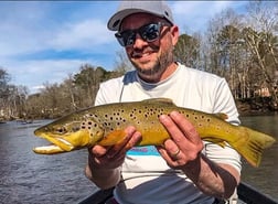 Brown Trout fishing in Roswell, Georgia