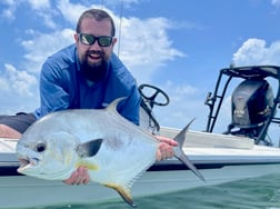 Florida Pompano fishing in Cudjoe Key, Florida