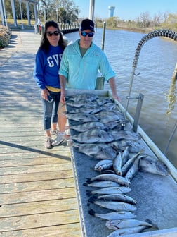 Sheepshead, Speckled Trout / Spotted Seatrout fishing in Biloxi, Mississippi