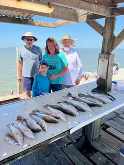 Speckled Trout / Spotted Seatrout fishing in Galveston, Texas