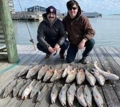 Redfish, Speckled Trout / Spotted Seatrout Fishing in Port O'Connor, Texas