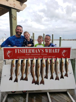 Redfish fishing in Ingleside, Texas