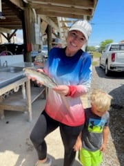 Fishing in Grand Isle, Louisiana