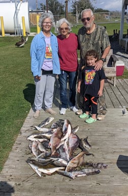 Speckled Trout / Spotted Seatrout Fishing in Sulphur, Louisiana