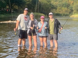 Fishing in Broken Bow, Oklahoma