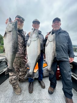 Coho Salmon fishing in Toledo, Washington