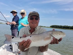 Redfish fishing in Charleston, South Carolina, USA