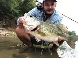 Carp fishing in Granbury, Texas