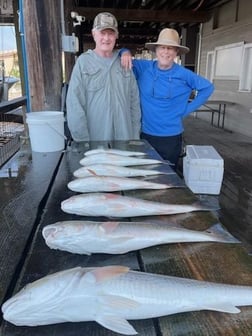 Redfish fishing in Galveston, Texas