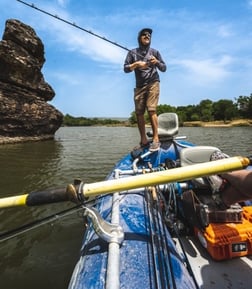 Fishing in Graford, Texas