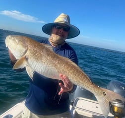 Redfish fishing in Galveston, Texas