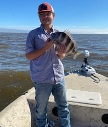 Sheepshead Fishing in Galveston, Texas