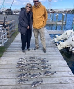 Sheepshead Fishing in Wanchese, North Carolina