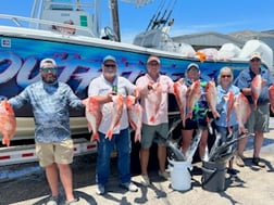 Red Snapper Fishing in Etoile, Texas