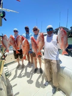 Red Snapper Fishing in Port Isabel, Texas