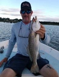 Redfish fishing in Trails End Road, Wilmington, N, North Carolina