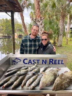 Mangrove Snapper, Speckled Trout / Spotted Seatrout Fishing in Crystal River, Florida