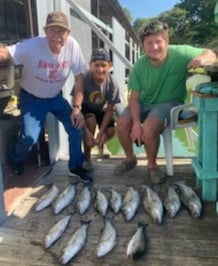 Striped Bass fishing in Pottsboro, Texas