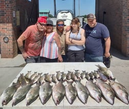 Blue Catfish, Striped Bass fishing in Runaway Bay, Texas