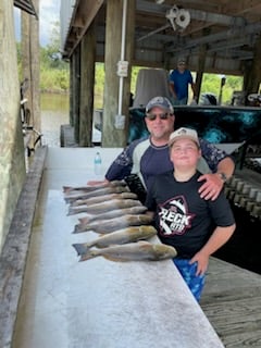 Fishing in Delacroix, Louisiana