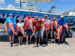 Red Snapper Fishing in Etoile, Texas