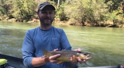 Brown Trout fishing in Roswell, Georgia