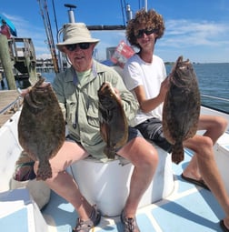 Flounder fishing in Trails End Road, Wilmington, N, North Carolina