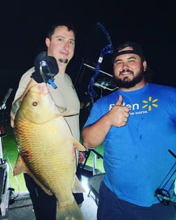 Carp fishing in Waco, Texas