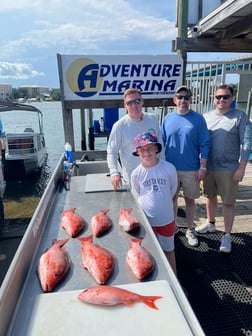 Red Snapper Fishing in Fort Walton Beach, Florida