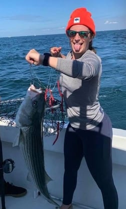 Striped Bass fishing in Montauk, New York